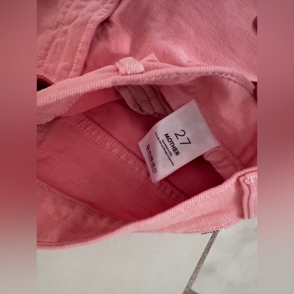 MOTHER Candlelight Peach Long Time No See The Mid Rise Maven Ankle in size 27 - Picture 3 of 4